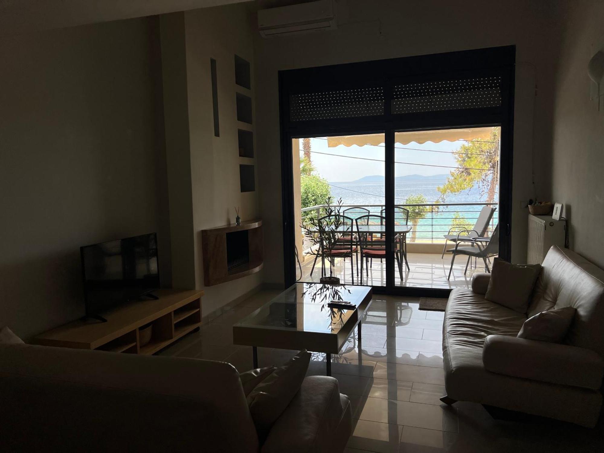 Two-Storey Beachfront Maisonette Toroni Dış mekan fotoğraf